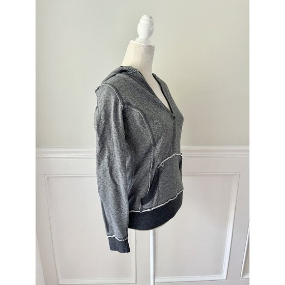Vanity Small Soft Brushed Pullover Hooded Sweatshirt Gray - Picture 2 of 4